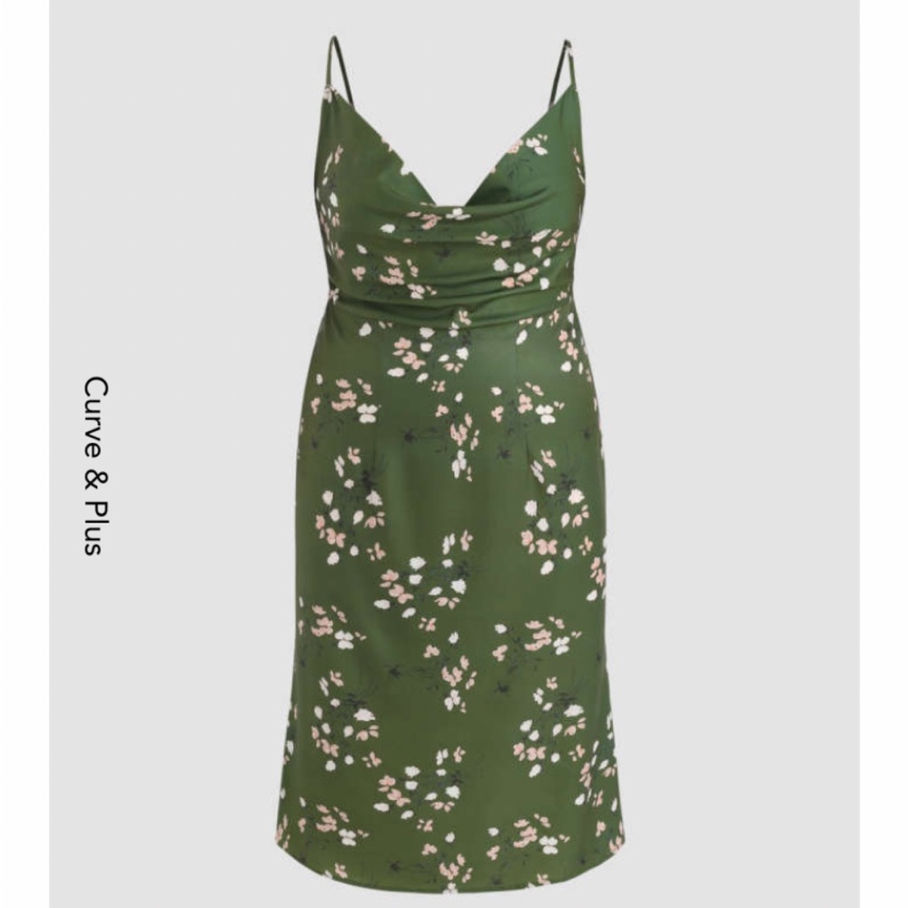 Cider cowl neck dress